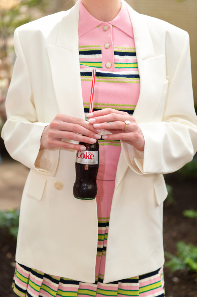 Model with Diet Coke (Photo by Tamytha Cameron Photography)