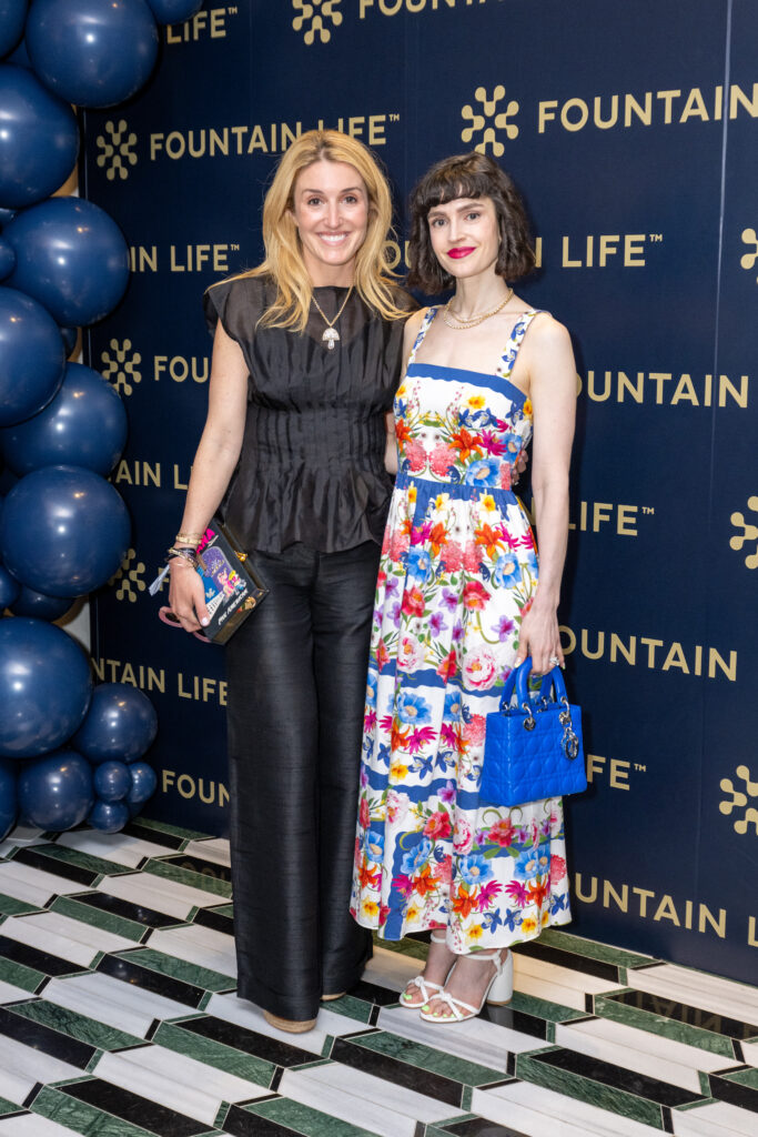 Natalie Steen, Maggie Jenkins at the Fountain Life opening in Houston's Park House (Photo by Jacob Power)