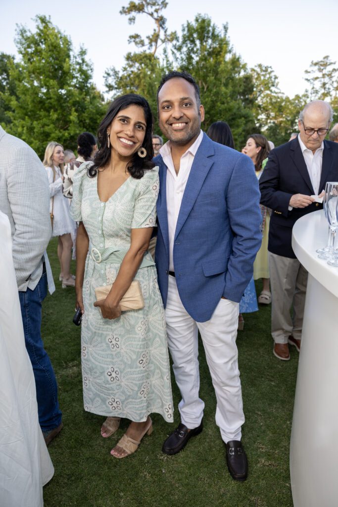 Neha & Manish Agrawal at Memorial Park Conservancy's The Park Ball held in the Clay Family Eastern Glades (Photo by Jenny Antill)