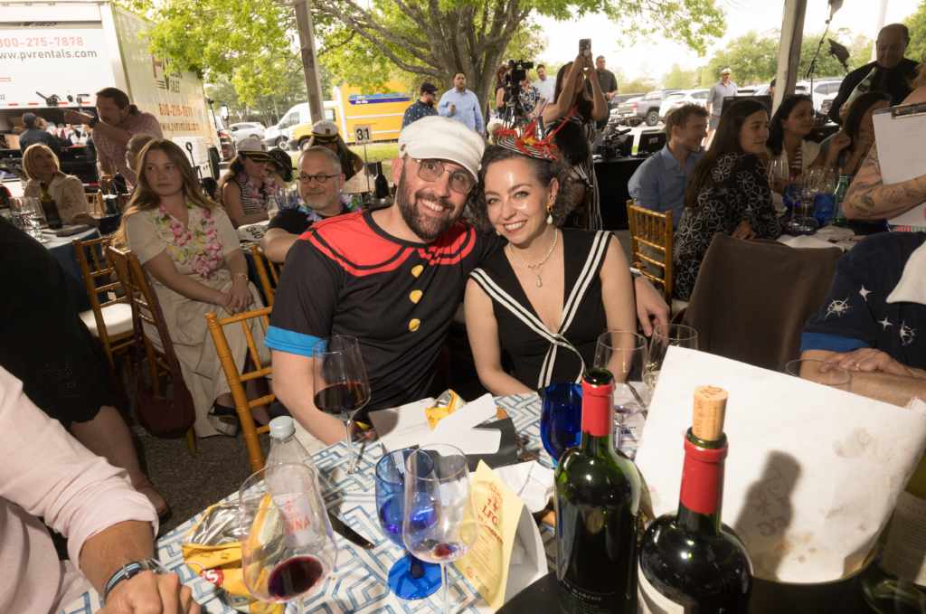 Nick Pierce, SSF board member Victoria Gutierrez at Southern Smoke Foundation's Decanted Wine Auction held at Lott Hall in Hermann Park (Photo by Daniel Ortiz)