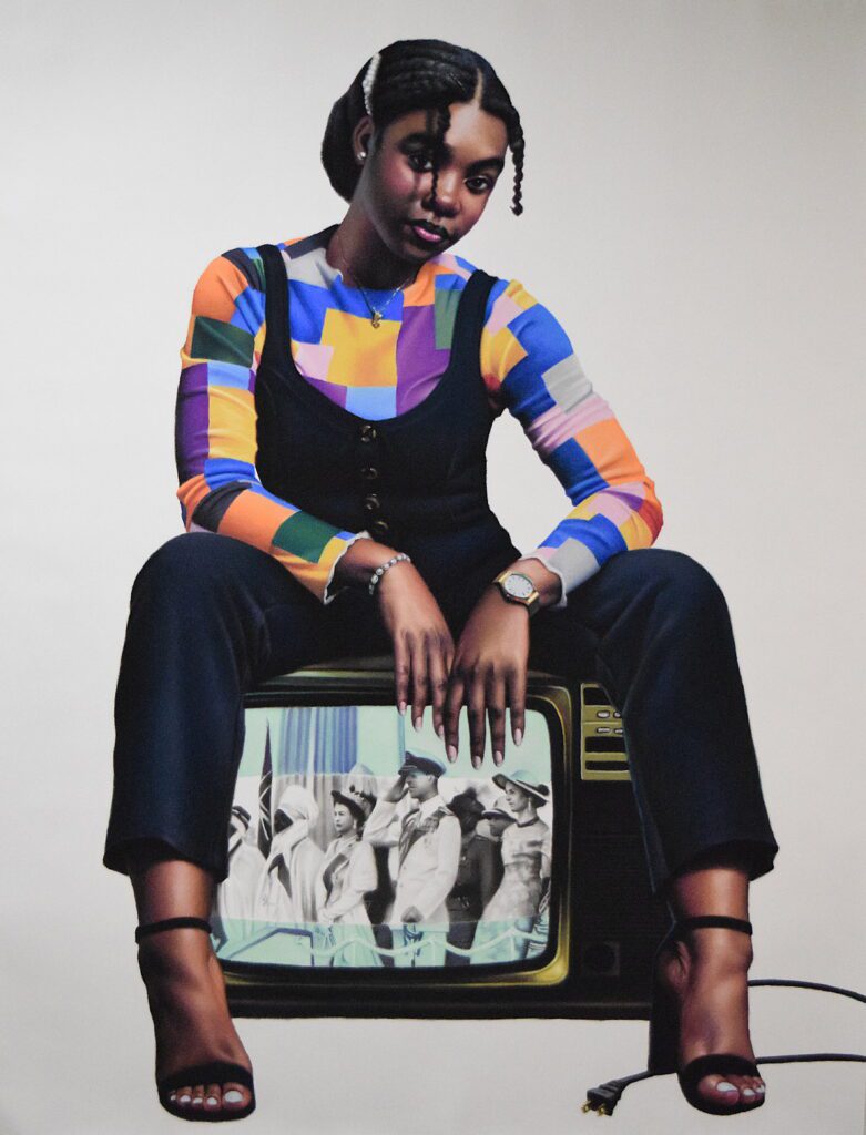 Kingsley Onyeiwu, "Colossus Rewired," 2025, at Hooks-Epstein Galleries
