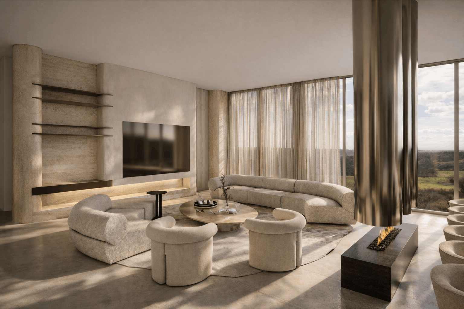 A penthouse suite at KA Residences.