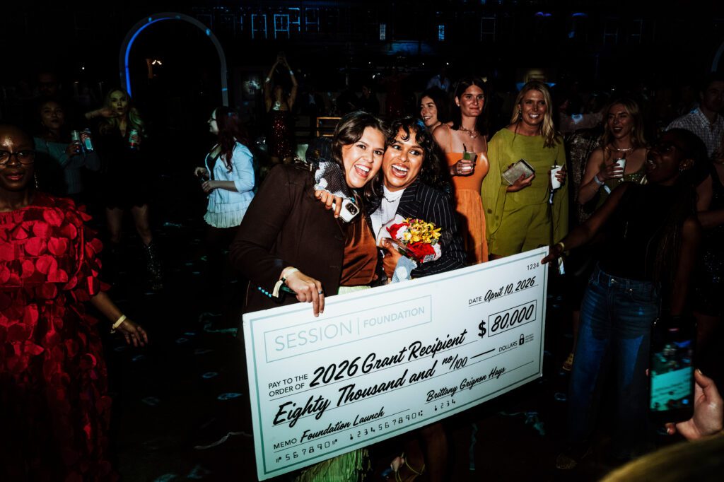 PWR WMN Grant Recipients, Miriam McDonald and Kimberly Borges (Photo by Karlo X. Ramos)