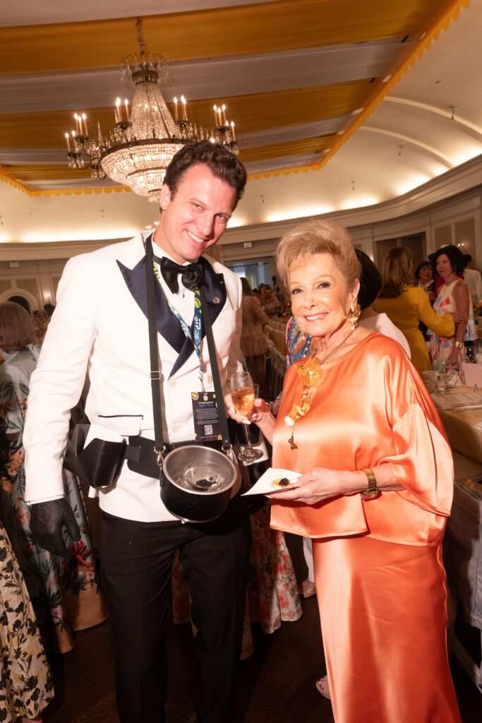 Philamena Baird in Sablyn at the River Oaks tennis tournament luncheon (Photo by Daniel Ortiz)