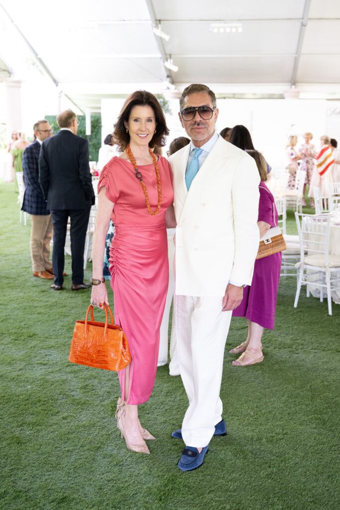 Phoebe Tudor, Ceron at the Bayou Bend fashion luncheon (Photo by Wilson Parish)