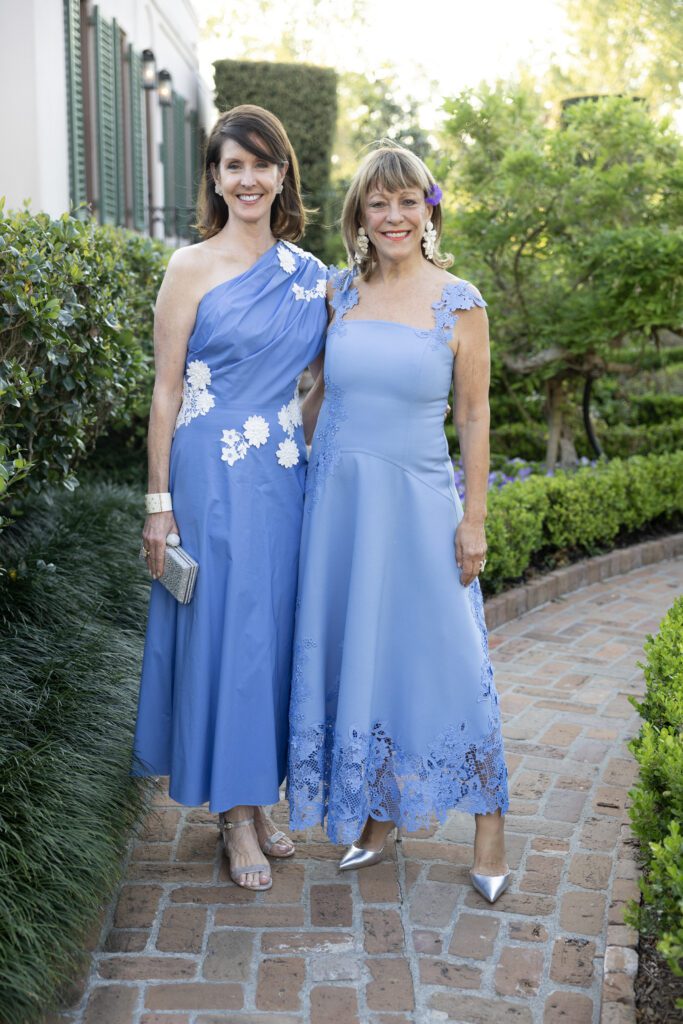 Phoebe Tudor, Franci Neely at the Bayou Bend Garden Party (Photo by Jenny Antill)