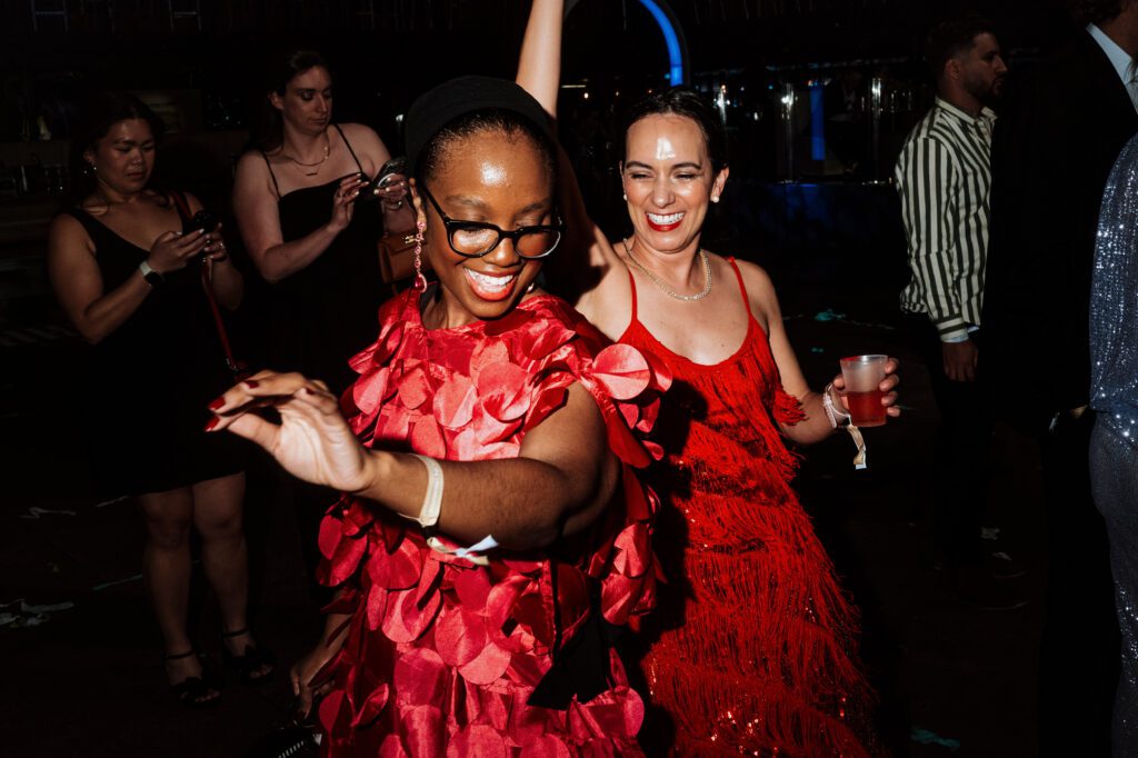 SESSION Foundation Grant Finalist, Fareedah Shaheed, and Lauren Homme (Photo by Karlo X. Ramos)