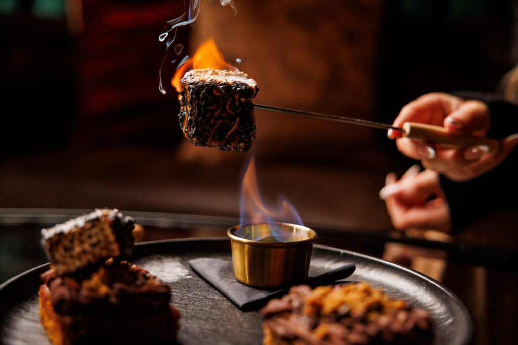 The s'mores dessert at Apothecary is a fun way to end a meal. (Photo by Samantha Marie)