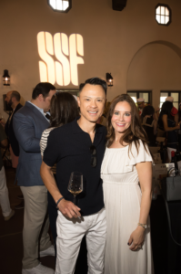SSF Board President Dr. Kevin Gee and Brandi Montgomery (Photo by Daniel Ortiz)