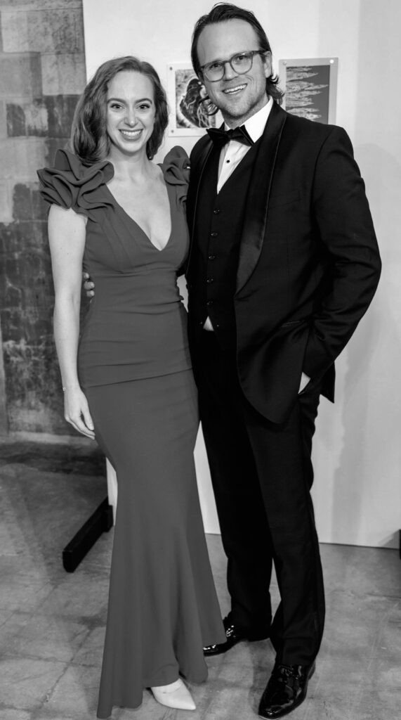 Sarah Finke Shideler & Alumni on the Move Jacob Shideler at the University of Houston Kathrine G. McGovern College of the Arts 2026 Arts in Motion Gala (Photo by Jenny Antill Clifton)