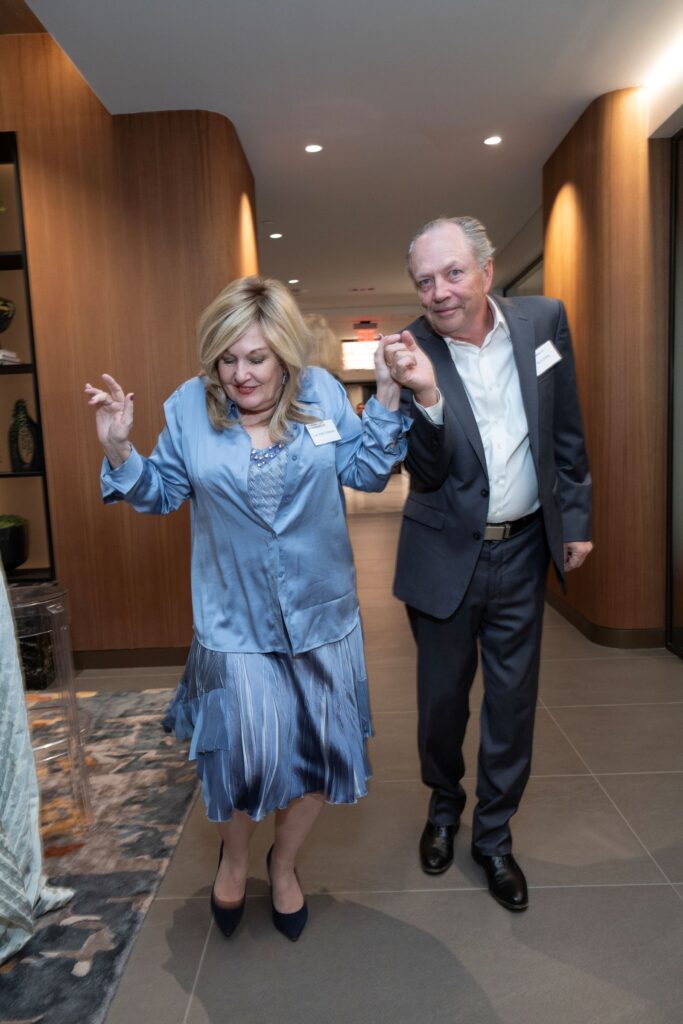 Scott Bobek and Lee Anne Johanson at the Texas Children’s Hospital Ambassadors event supporting the Kangaroo Crew at 1 Riva Row. (Photo by Jenny Antill)