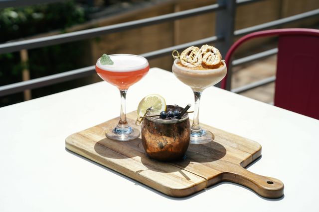 Moms will love these spring-themed cocktails at State Fare Kitchen & Bar. (Photo by Ben Brown)