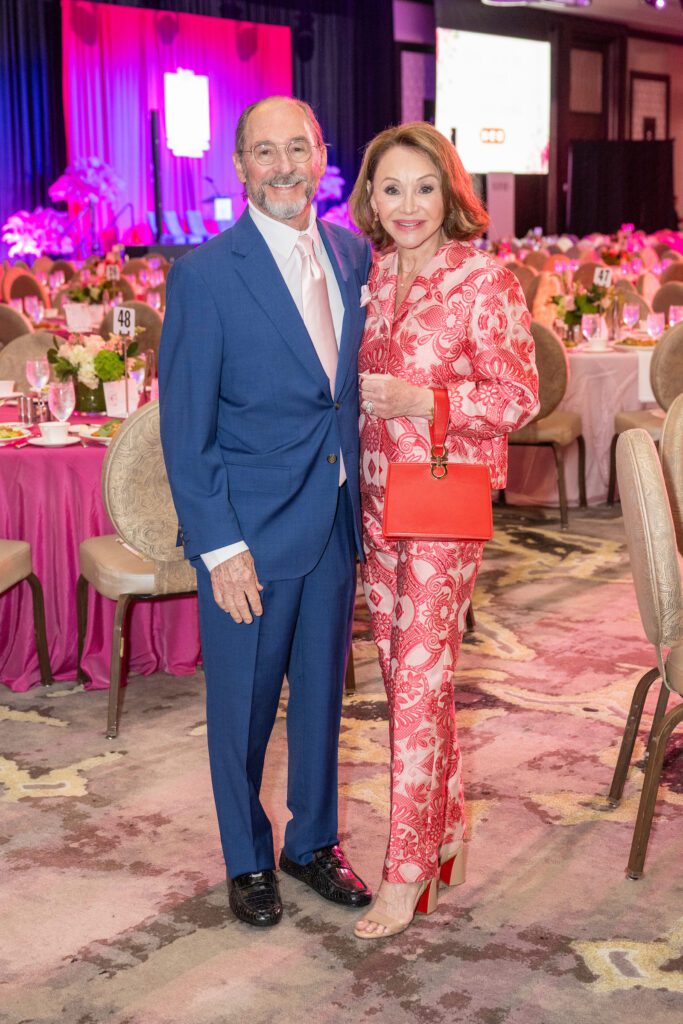 Stuart & Gaye Lynn Zarrow at the Tickled Pink  luncheon (Photo by Jacob Power)