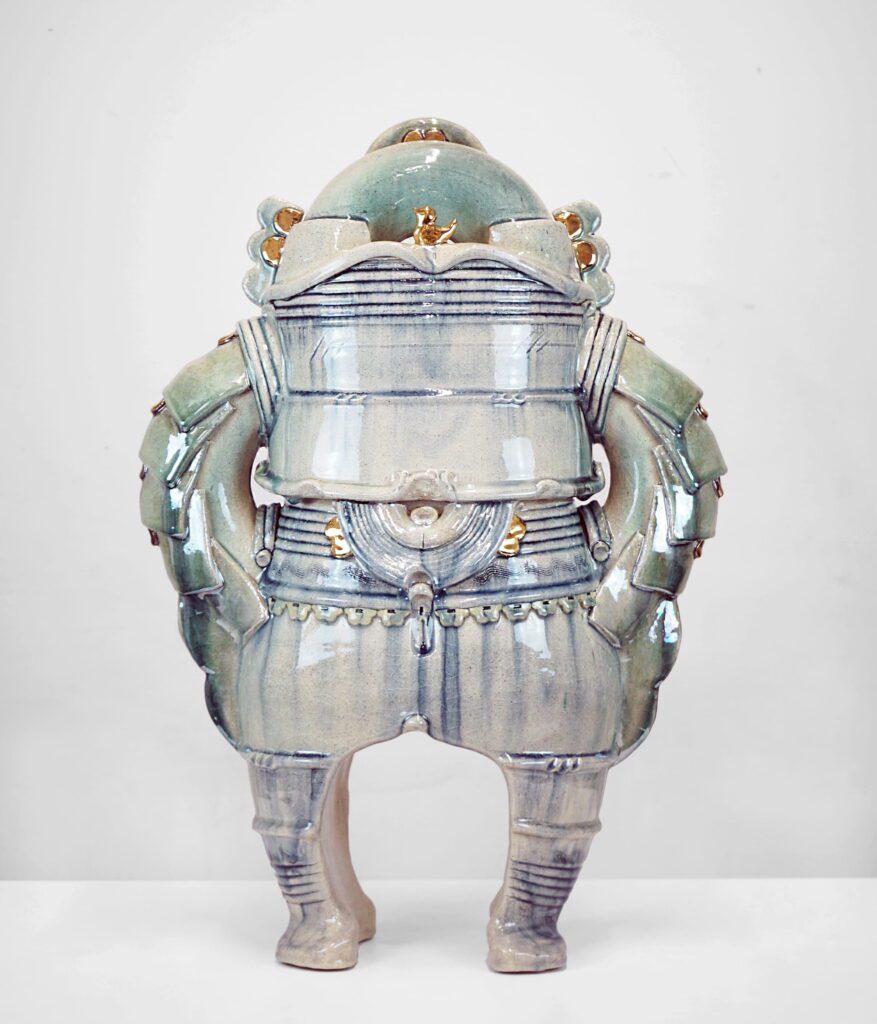 Hayun Surl, "Guardian 18," 2025, at Hooks-Epstein Galleries
