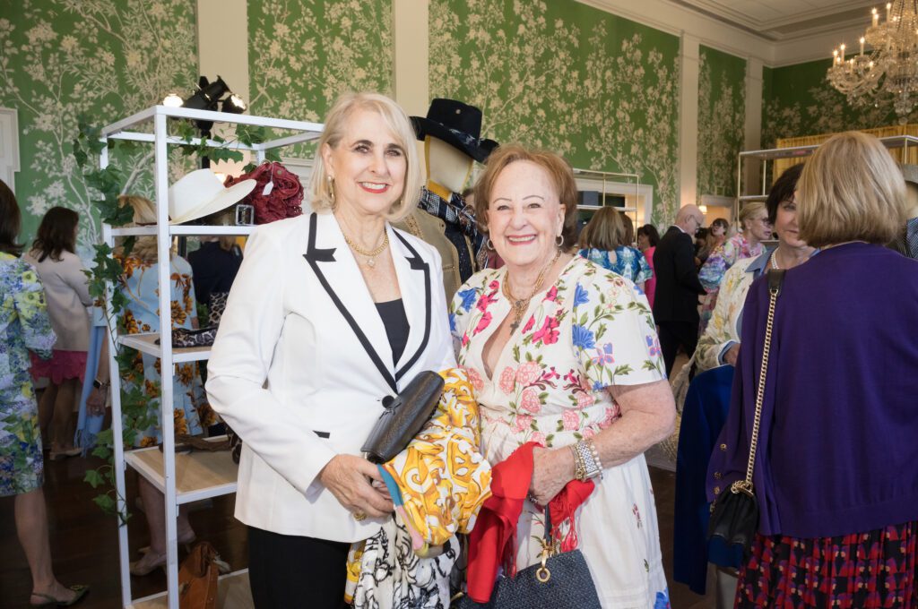 Susan Hansen, Deborah Dunkum at the Salvation Army Auxiliary Reflections on Style luncheon