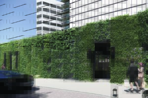 A rendering of the new entrance to The Greenleigh.