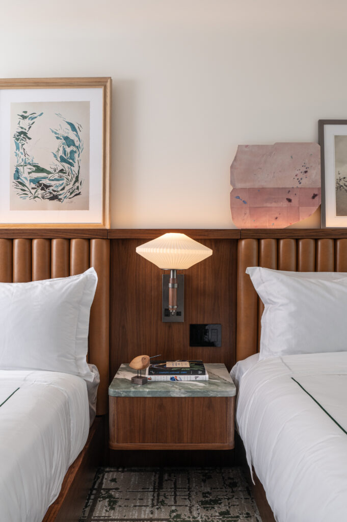 A guest room at The Greenleigh.