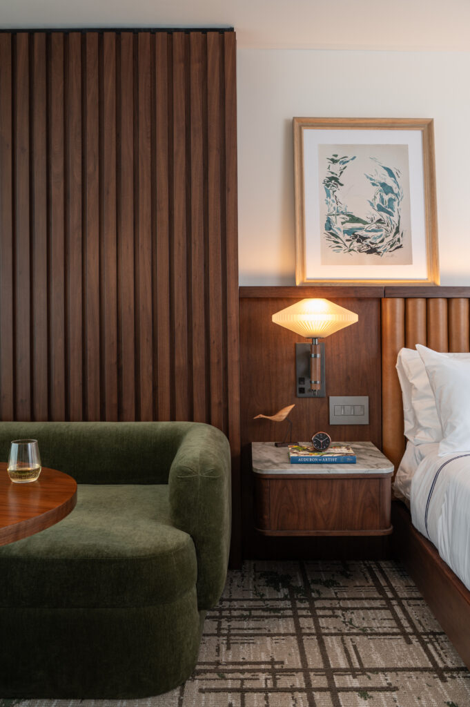 A guest room at The Greenleigh.