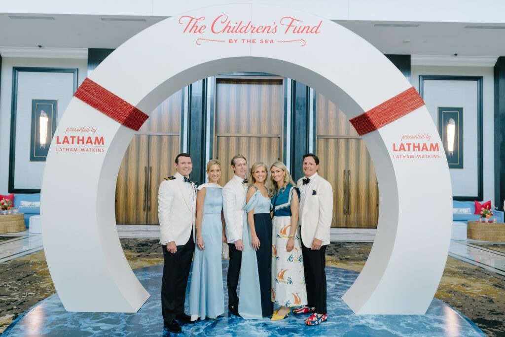 Rich & Jenny Tompkins, Chuck & Allison Helms, Morgan & Gerard Marichal at the Children's Fund 'By the Sea' gala