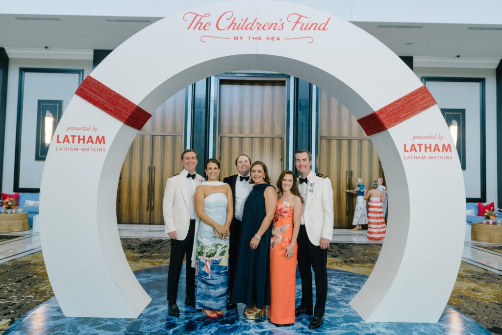 Riley & Beau Landry, Morgan & Christian Dewhurst, Jenna & Colby Gibbins at the Children's Fund 'By the Sea' gala