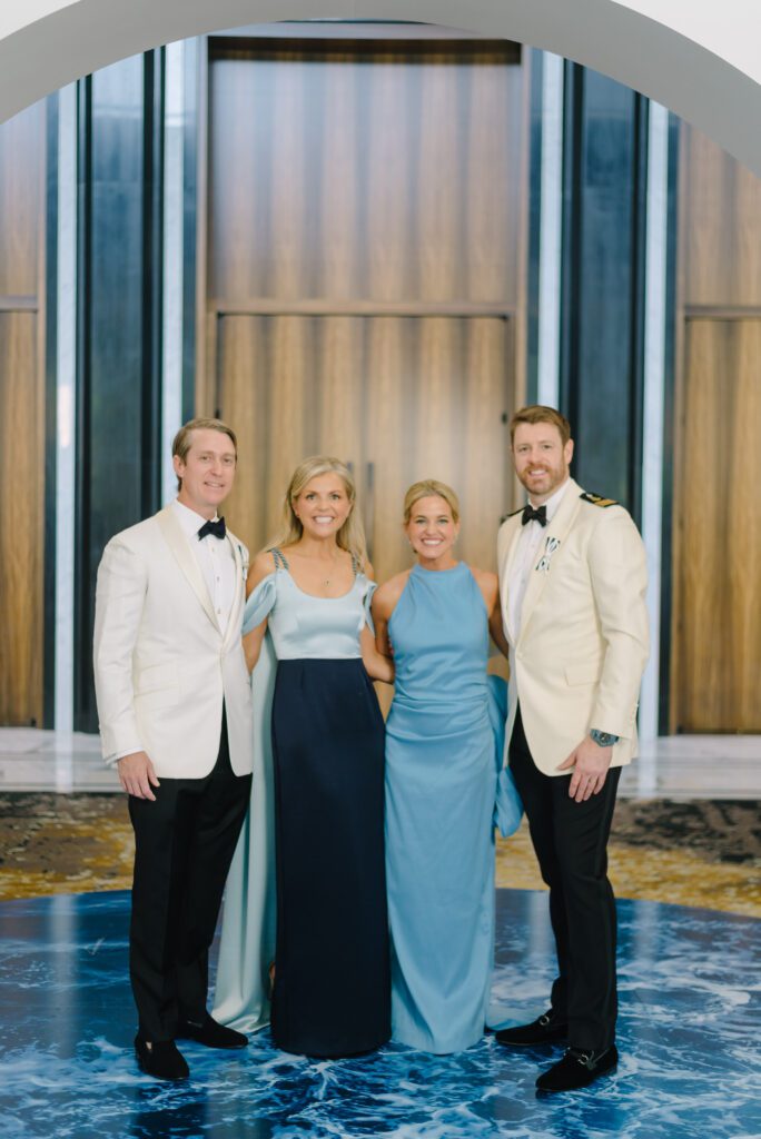 Co-presidents Allison & Chuck Helms, presidents-elect Kate & John DeWitt at the Children's Fund 'By the Sea' gala