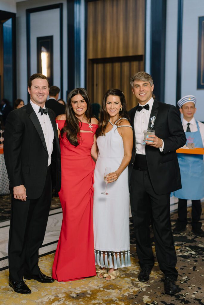 Michael & Alyssa Skarke, Katie & Robby Myers at the Children's Fund 'By the Sea' gala