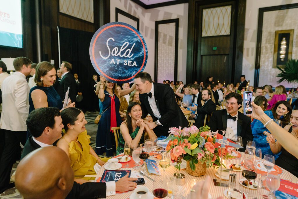 Erica & Jonathan Baron table at the Children's Fund 'By the Sea' gala
