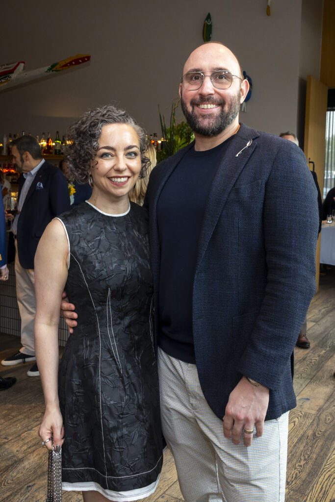 Victoria Butierrez, Nick Pierce at Navy Blue for Houston Ballet's 'Raising the Bar' dinner

 (Photo by Annie Mulligan)