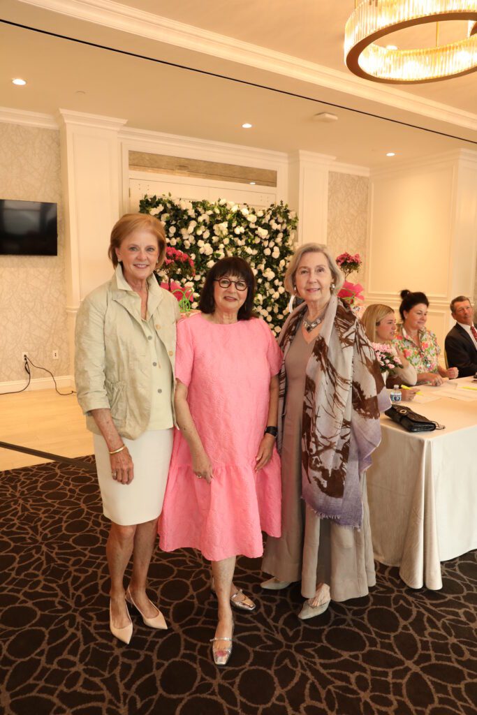 Karen Spencer, Betty Reiter, featured designer; Carolyn Blum (Photo by Rob Wythe/Wythe Portrait Studio)