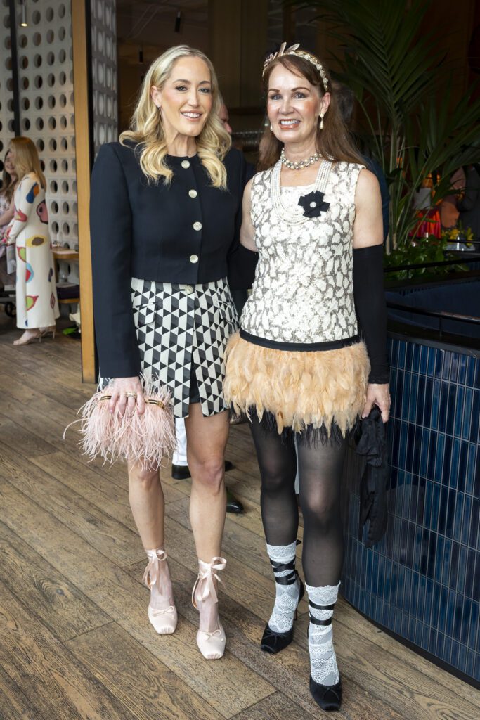 Whitney Lawson, Patti Murphy at Navy Blue for Houston Ballet's 'Raising the Bar' dinner

 (Photo by Annie Mulligan)