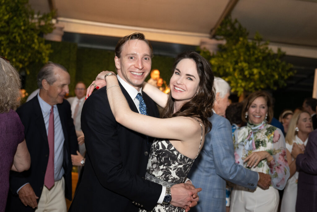 Will Halle & Quellie Moorhead at the Bayou Bend Garden Party (Photo by Wilson Parish)
