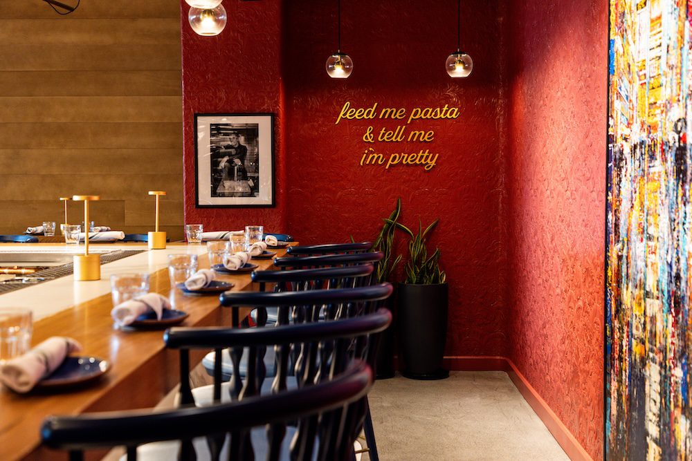 Opening in the former Meddlesome Moth space in Dallas' Design District on May 1, Ospi is a California-born Italian restaurant co-owned by Top Chef contestant Jackson Kalb. (Courtesy of Ospi)