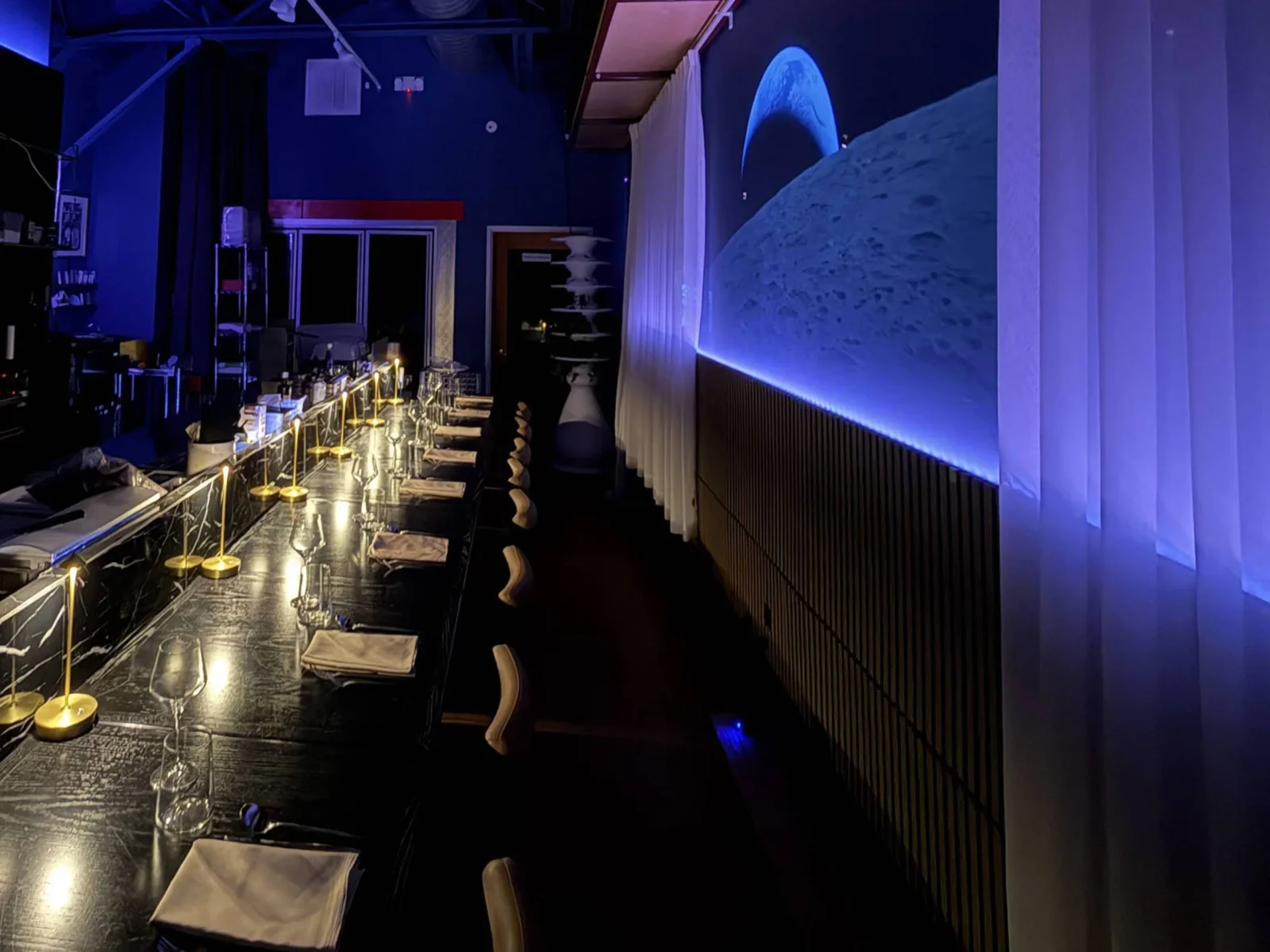 Jantra is a new eight seat tasting restaurant in Houston with just one seating nightly.