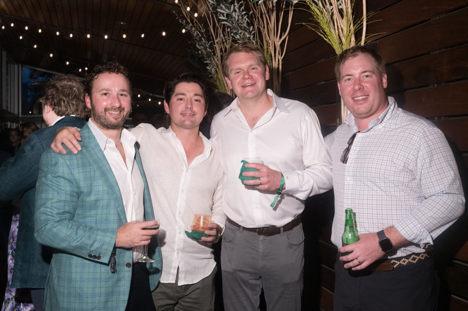 Charles Dresser, Billy Larkin, David Lawson, Cameron Hughes at Discovery Green's 'A Night of Discovery' (Photo by Daniel Ortiz)