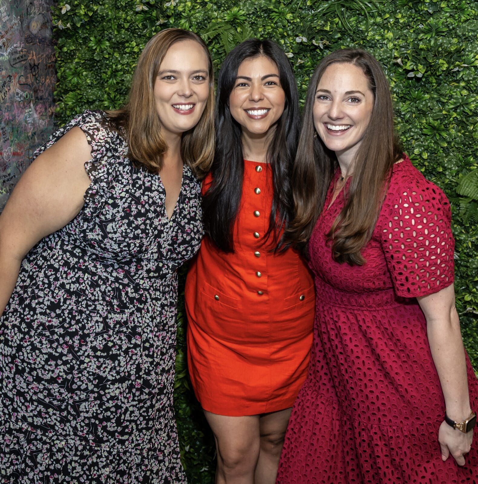 Anna Gryska, Victoria Villareal, Kristen Hendel at Women of Wardrobe Spring Fling (Photo by Emily Jaschke)