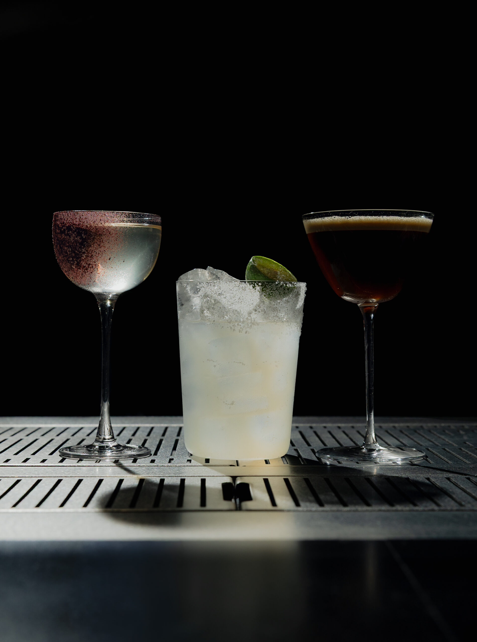 An array of artisan cocktails at 1111 Bar. Collaborating with Handshake's mixologists past and present, 1111 aims to take a precision-driven approach, applying modern techniques with refined classics. (Photo by Josh Aranda)