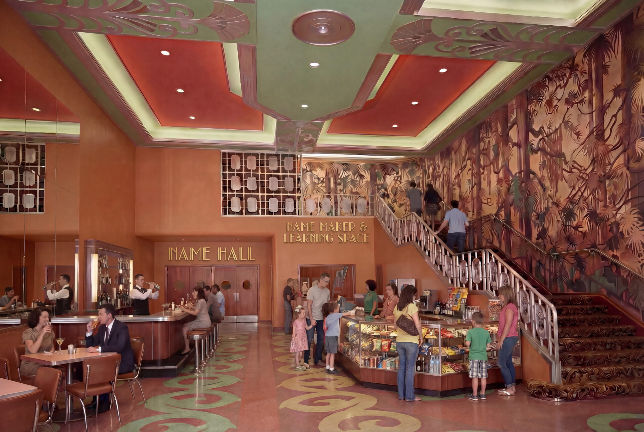 The proposed restoration of Garden Oaks Theater would blend historic preservation with contemporary use.