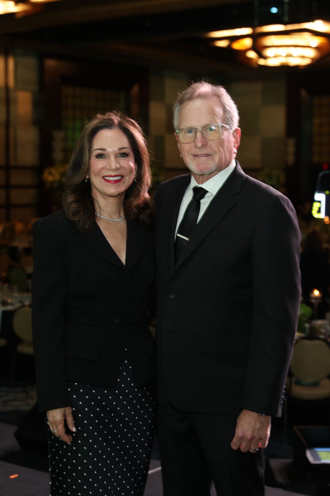 Dinner chairs Jeannie & Gary Wermuth  at the Holocaust Museum Houston  Lyndon Baines Johnson Moral Courage Award Dinner (Photo by Priscilla Dickson)