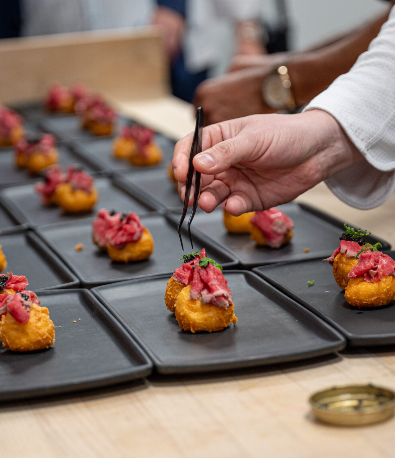 Dozens of excited diners recently packed Don Artemio for a special evening kicking off The Italian Takeover, which runs through June 7. (Photograph by Nancy Farrar for Don Artemio)