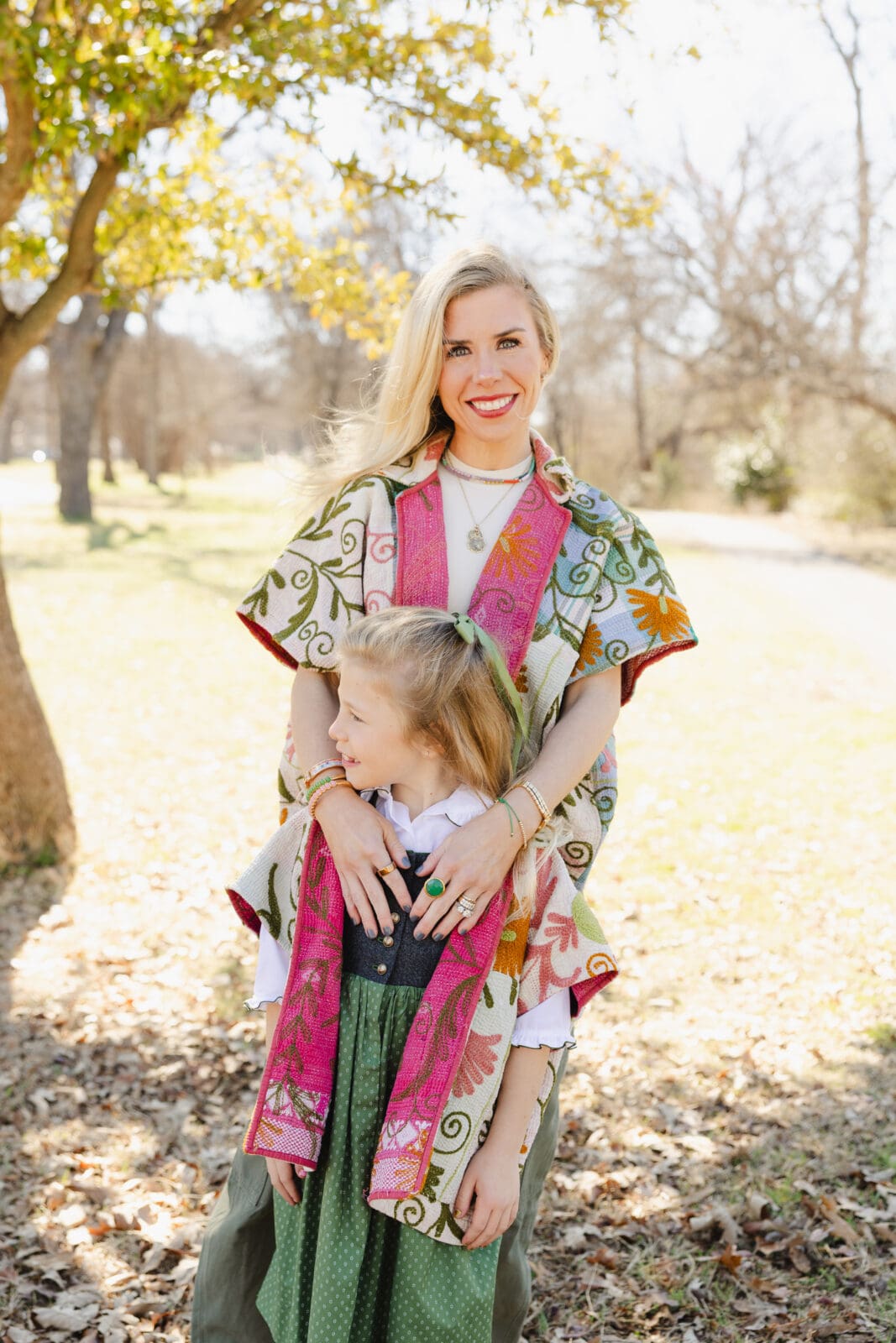 Sainty Nelsen: “These are for mothers, daughters, best friends, and anyone who wants to feel connected through what they wear.” (Photograph by Emily Jolliff Photography)