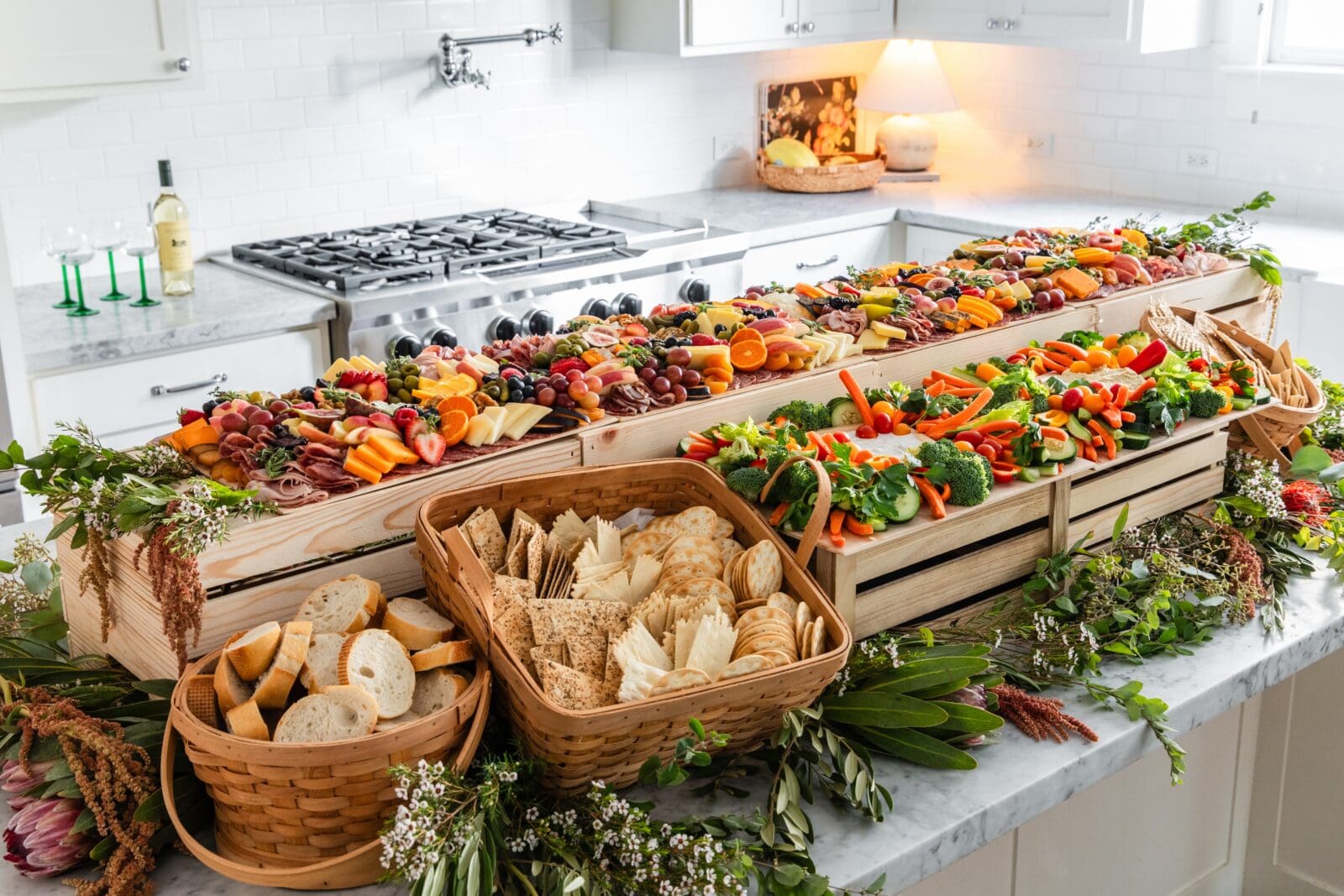 For those who desire to host a more elaborate grazing table at home, Graze can arrange with bites arranged from savory to sweet. (Photo by Becca Wright)