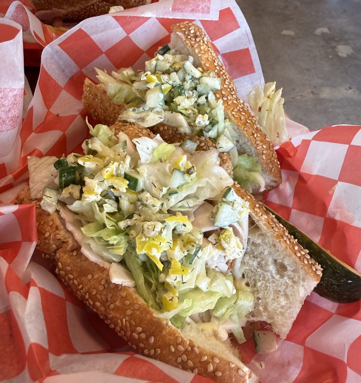 The Dill Turkey at Seegars Deli is a favorite sandwich. (Photo by Megan Ziots)