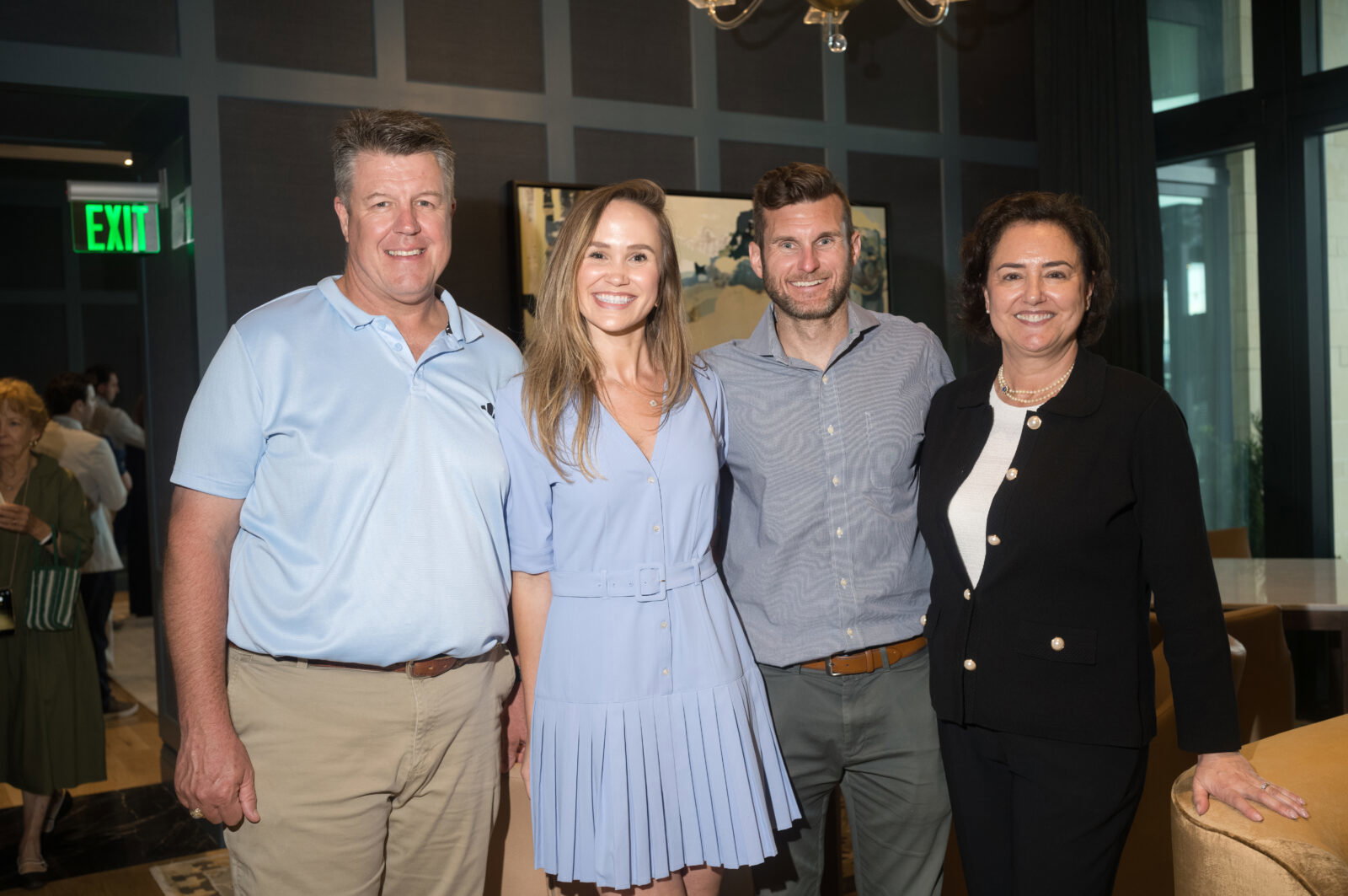  Joe Vocks, Elizabeth Babin, Bruce Pomerlau, Christine Bayol (Photo by Daniel Ortiz)