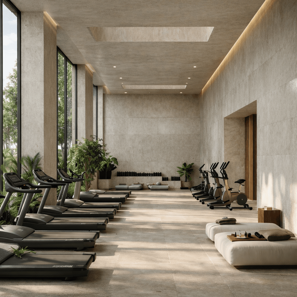 The KAYAN gym is one of the shared amenity spaces at KA Residences