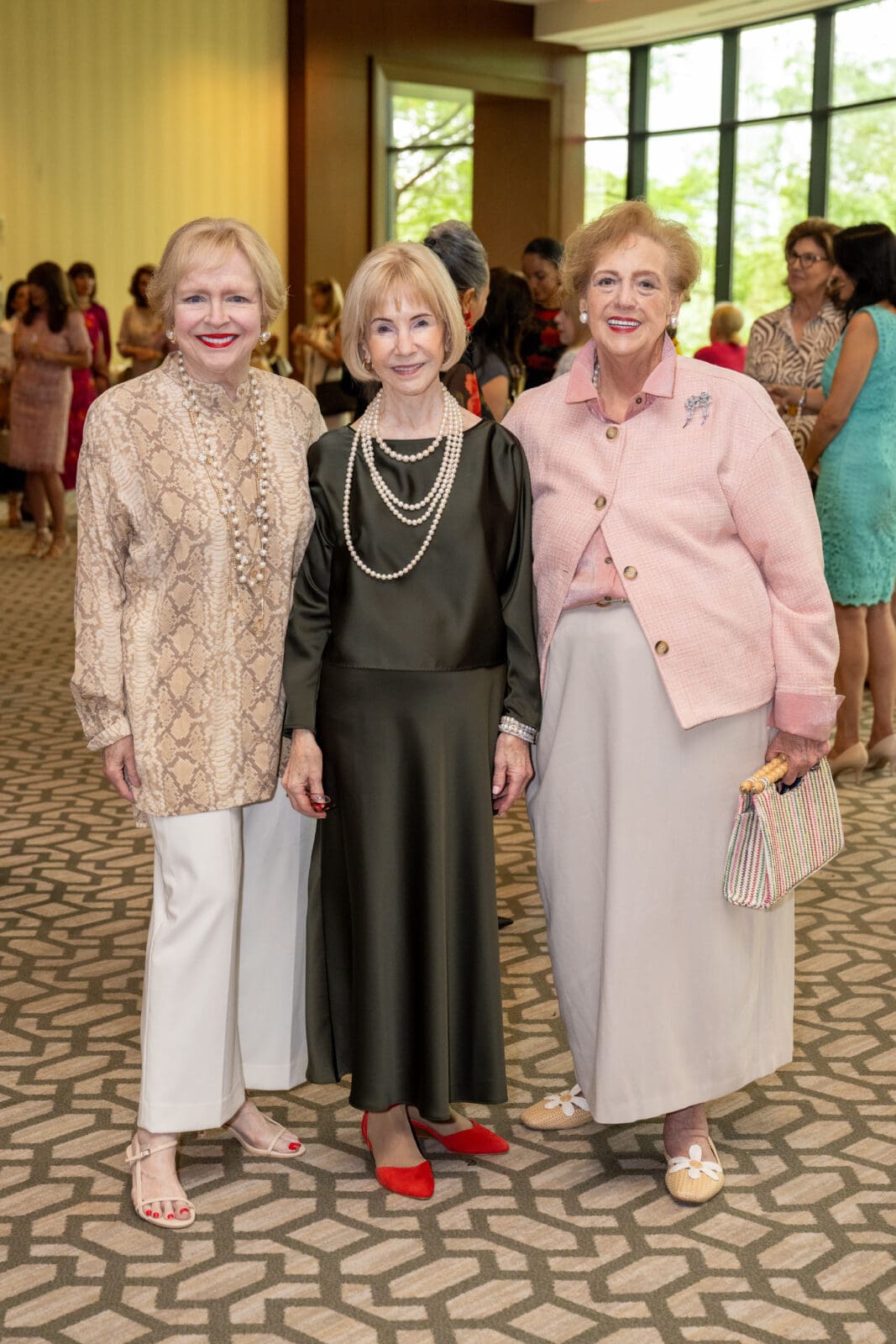 Leila Perrin, Susan Osterberg, Jerre Williams at the Houston Symphony League 'Conversation with an Icon'