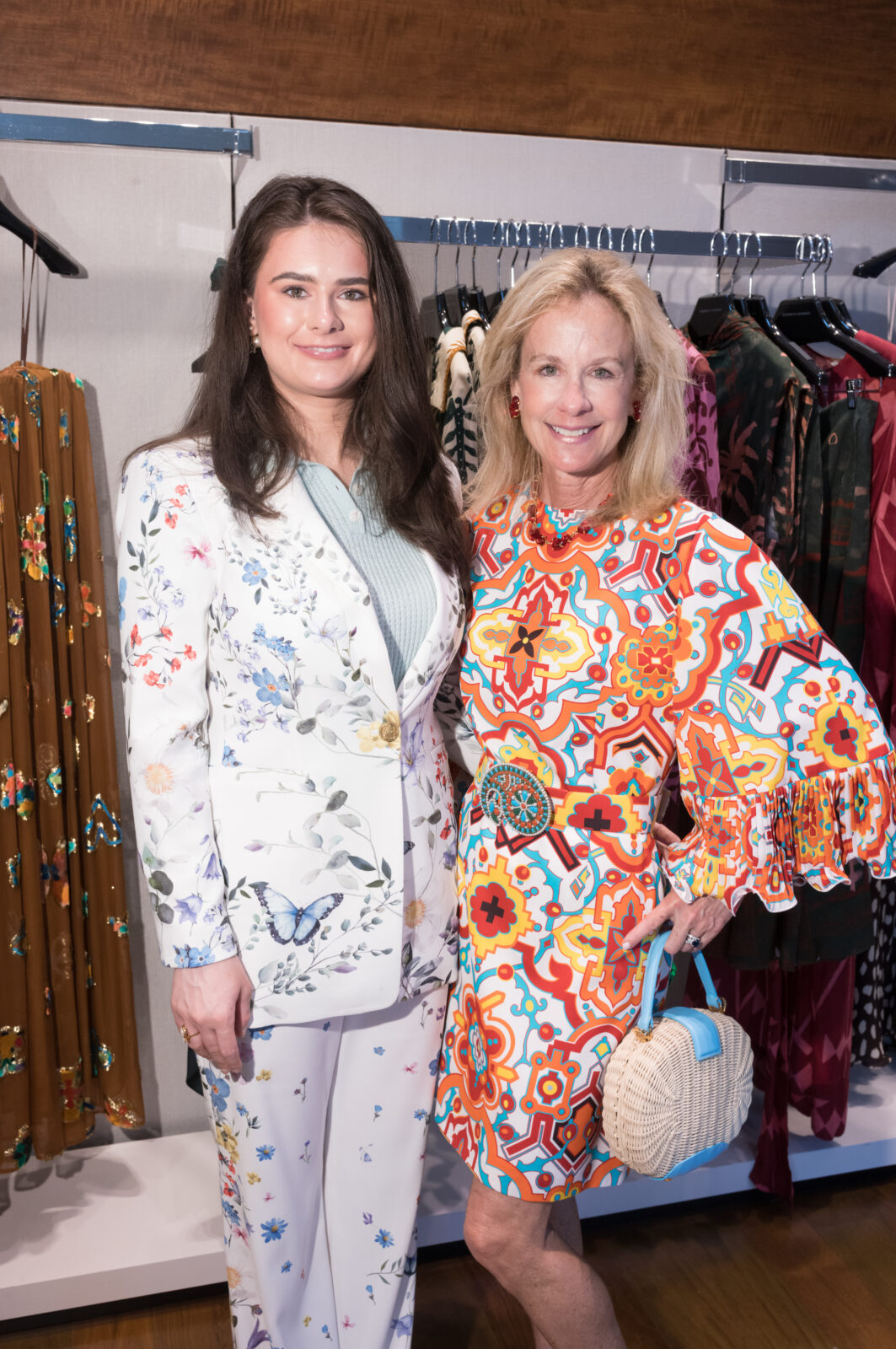 Nina Rotan, Liz Rotan at the Elizabeth Anthony luncheon (Photo by Daniel Ortiz)