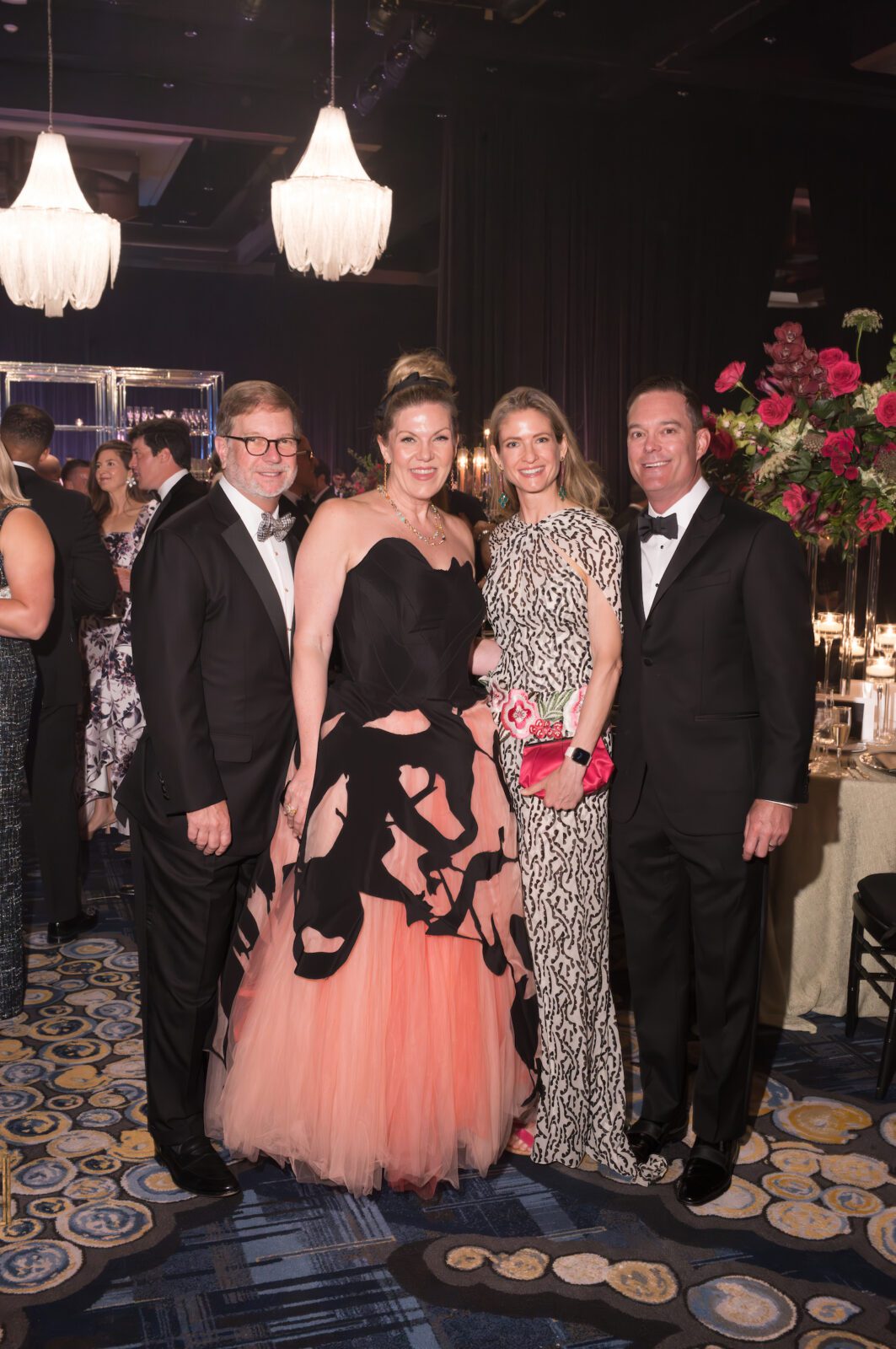 Oscar Brown, Sarah Morgan, Coble & Jeff Jorgenson at the Memorial Hermann 'Signed, Sealed, Delivered' gala (Photo by Daniel Ortiz)