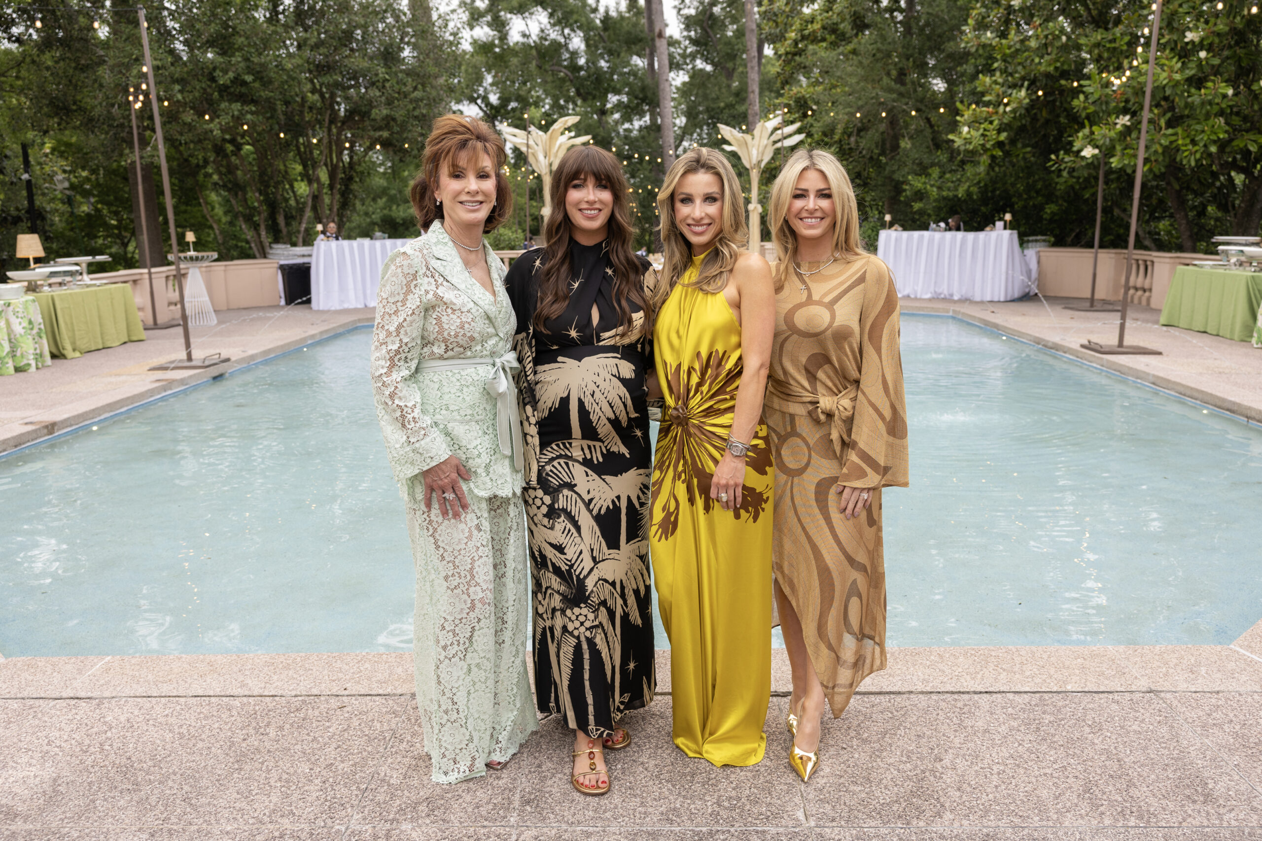 Rienzi Spring Party Chairmen Tricia Britt; Maddison McConn; Kelli Bunch; McKenzie Reitz; Photo by Jenny Antill