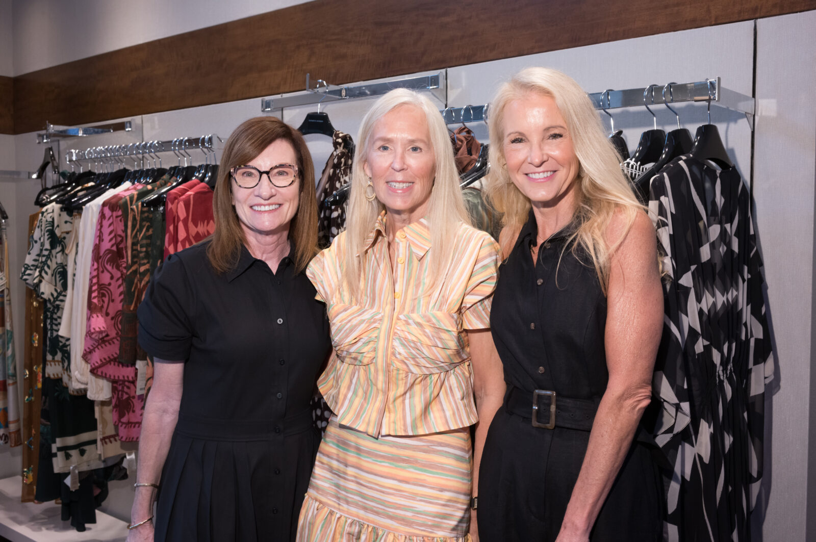 Sandy Petermann Williams, Carol Watford, Lisa Smith at the Elizabeth Anthony luncheon (Photo by Daniel Ortiz)