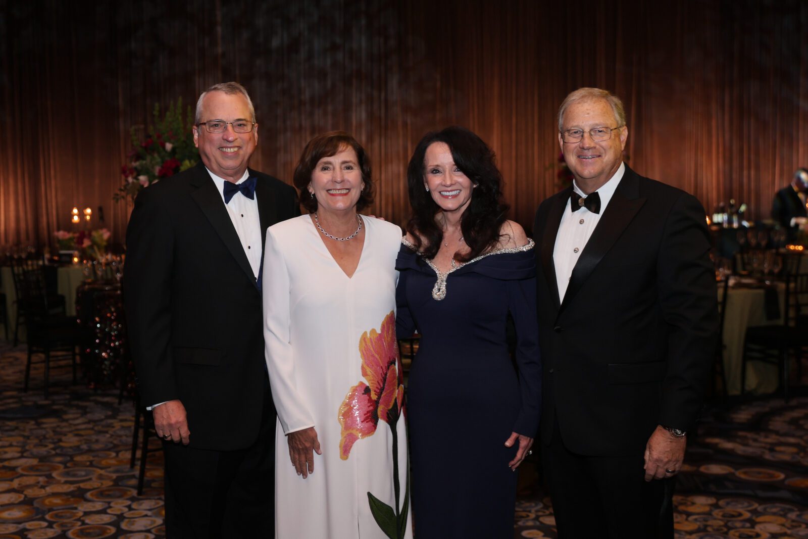 Scott & Anna McLean, Gail & Greg Garland at the Memorial Hermann 'Signed, Sealed, Delivered' gala (Photo by Priscilla Dickson)